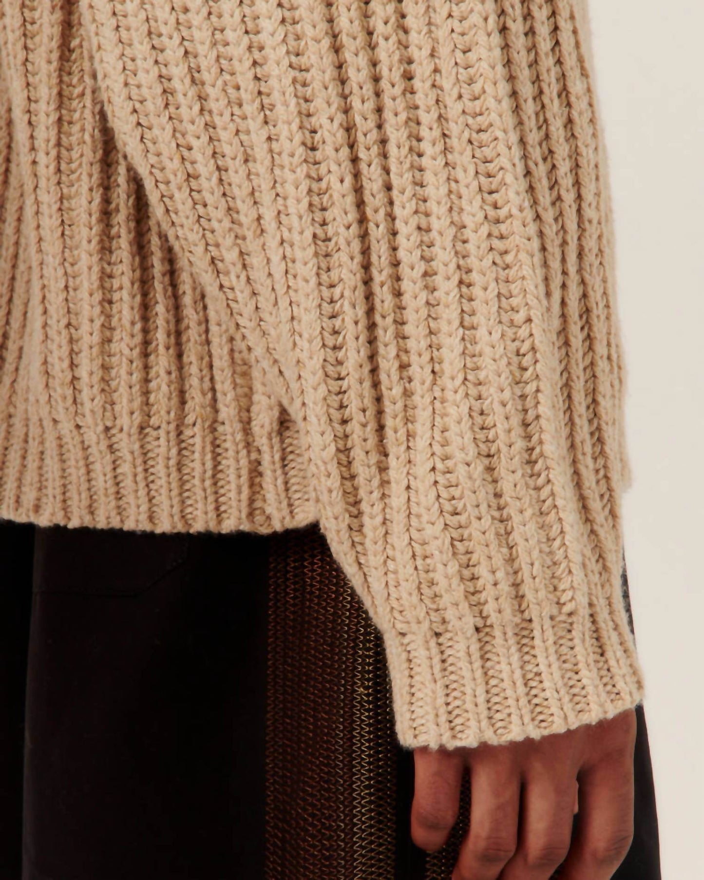 Commas - Fisherman Rib Cotton Wool Cardigan - Rack Hunt -