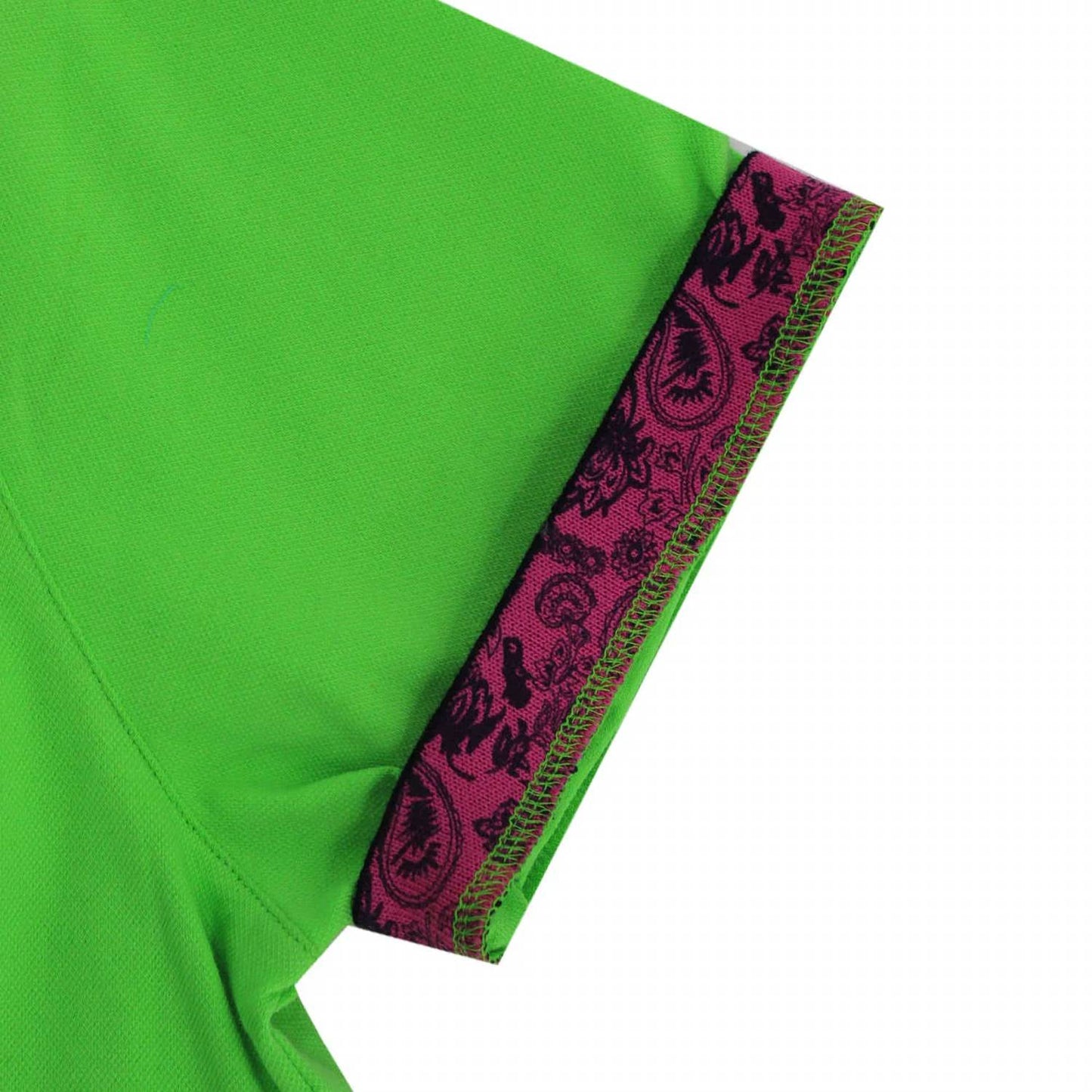 Double Sided Paisley Print Collar Polo