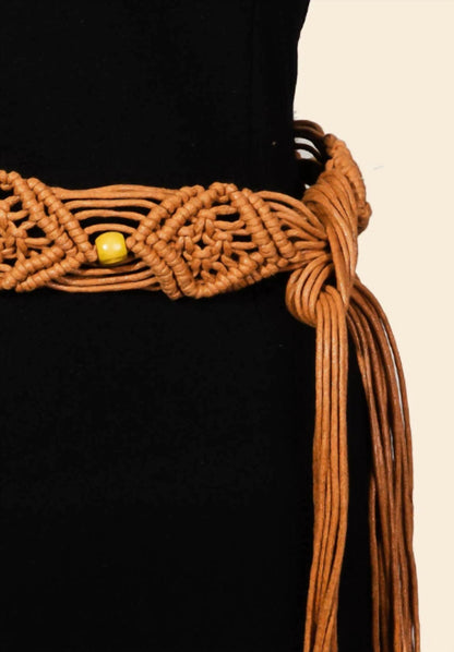 Women's Boho Pattern Braided Belt