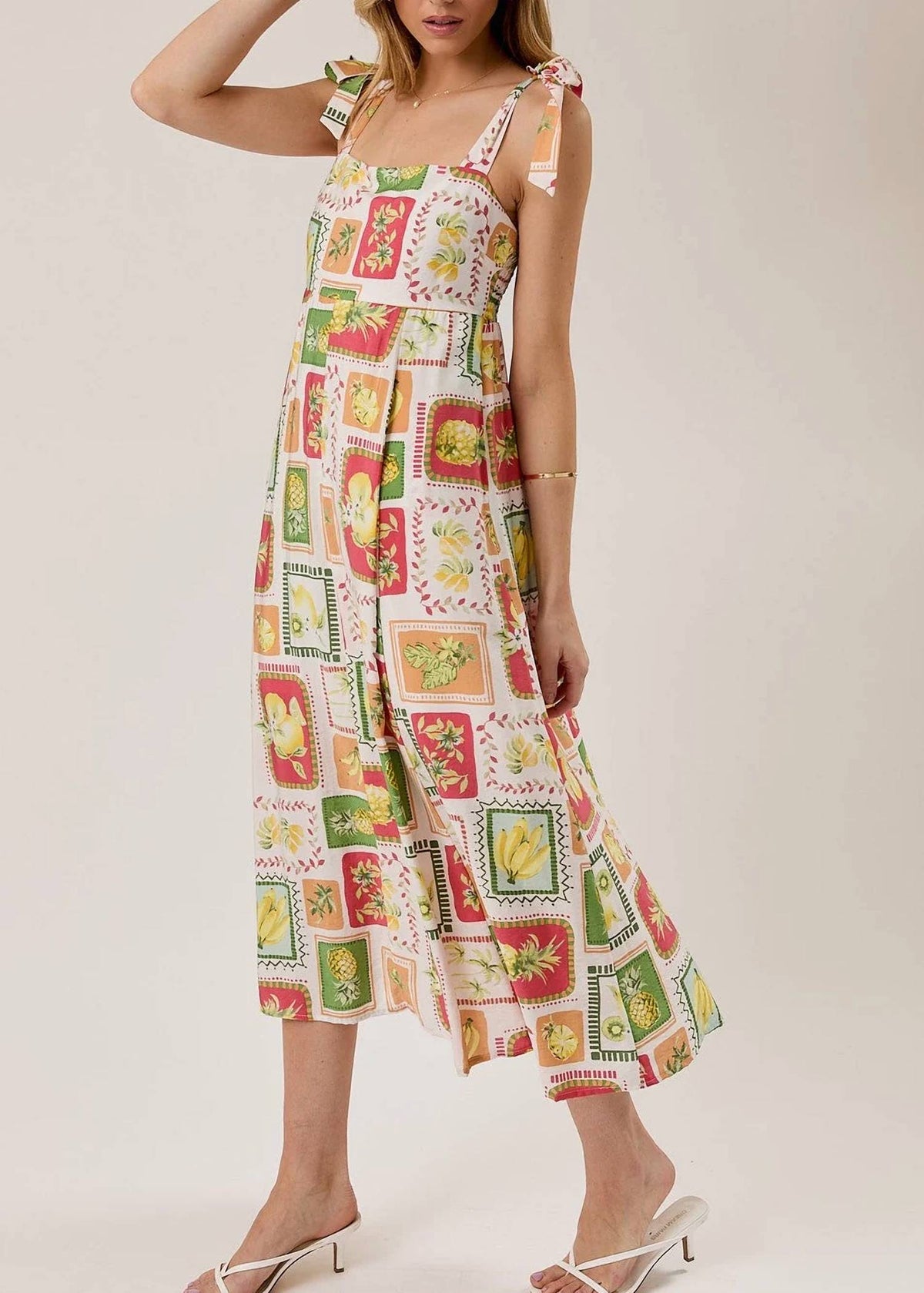 Tropical Midi Dress