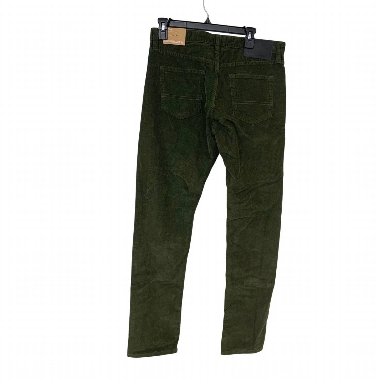 Straight Fit Stretch Cotton Corduroy Pants