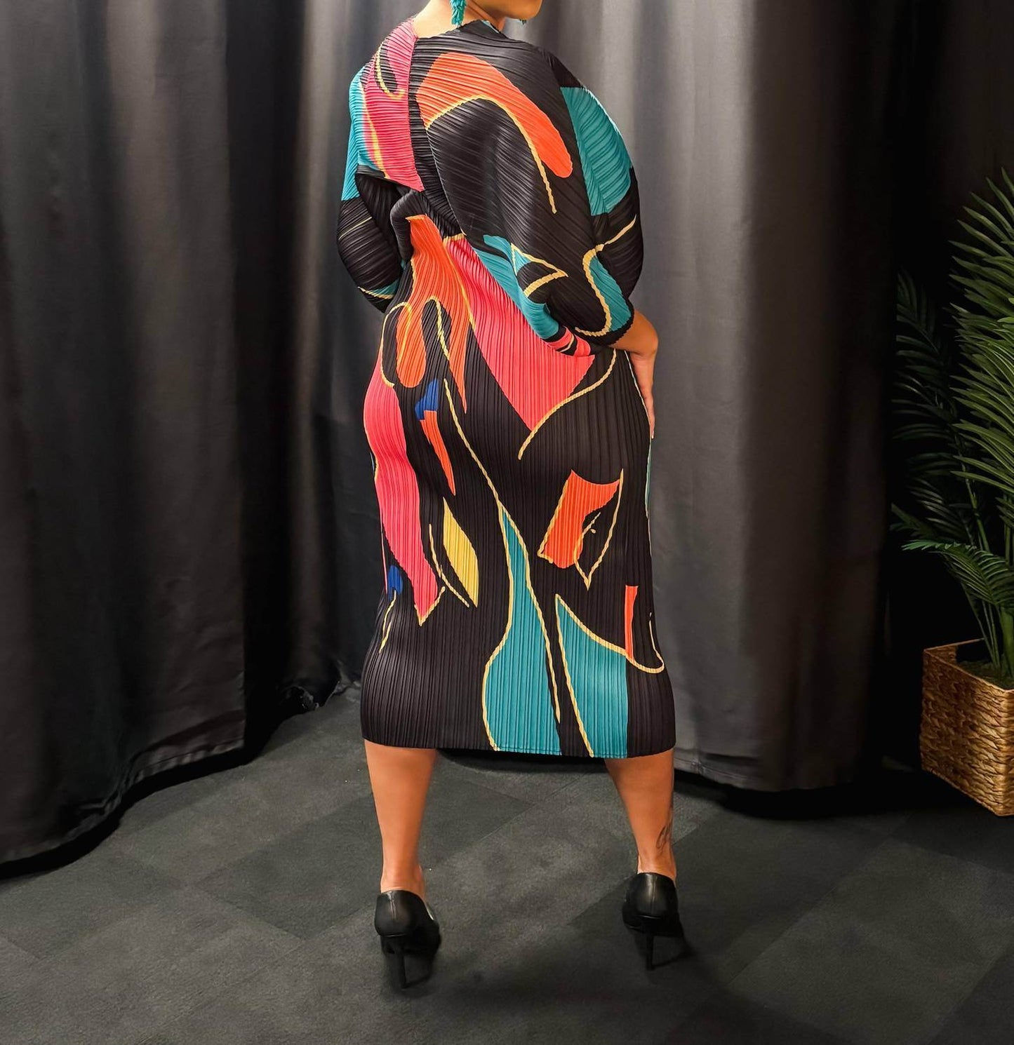 Dorcas - Sunset Swirl Dress - Rack Hunt -