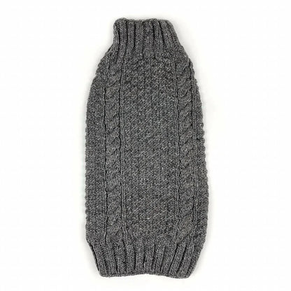 Chilly Dogs - Cable Knit Dog Sweater - alternate view - Rack Hunt