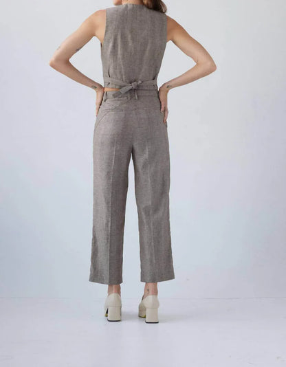Rose Velvet - Piper Straight Leg Pants - Rack Hunt