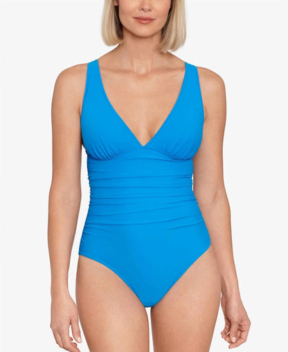 Mio Plunge One Piece Swimsuit