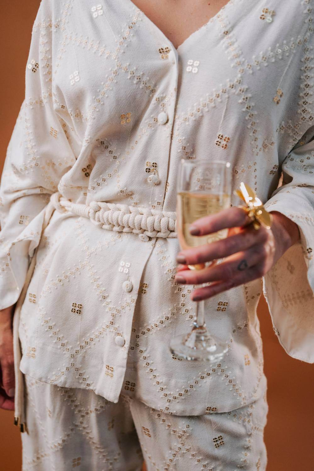 La Chocole - Papuyo Embrodeired Top And Pants Set - Rack Hunt