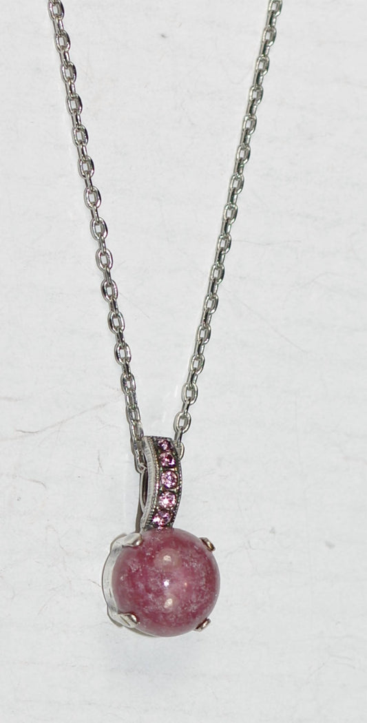 Women's Round Tourmaline Pendant