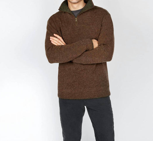 IrelandsEye - Men's 1/4 Zip Pullover Sweater - Rack Hunt -