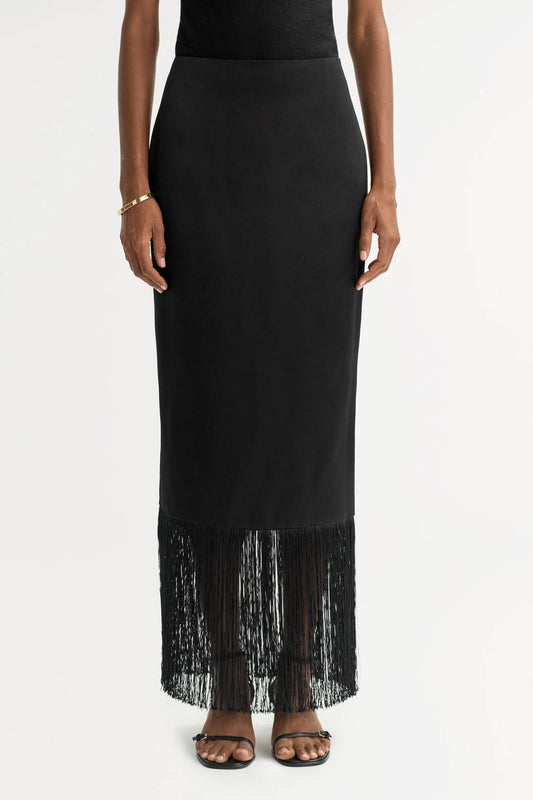 Full Length Fringe Skirt