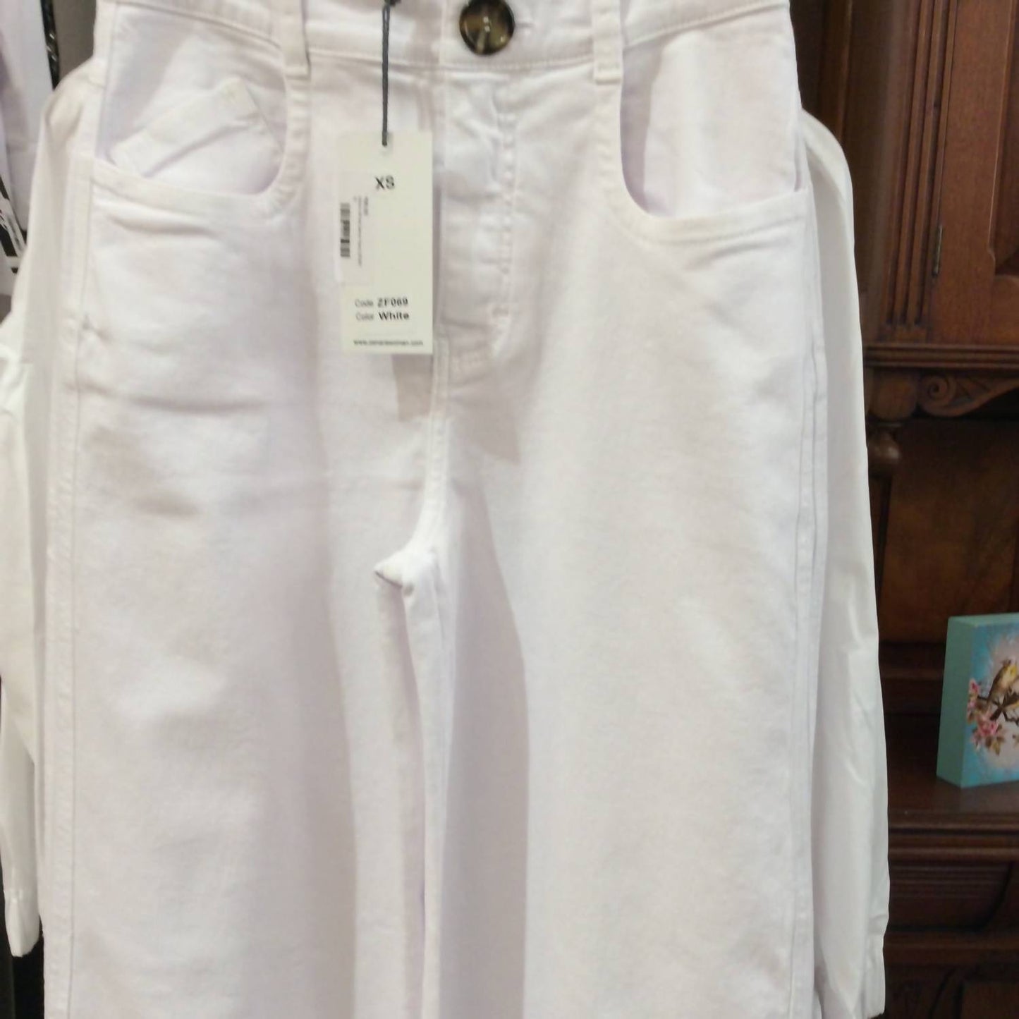 Wide Leg Denim Pants
