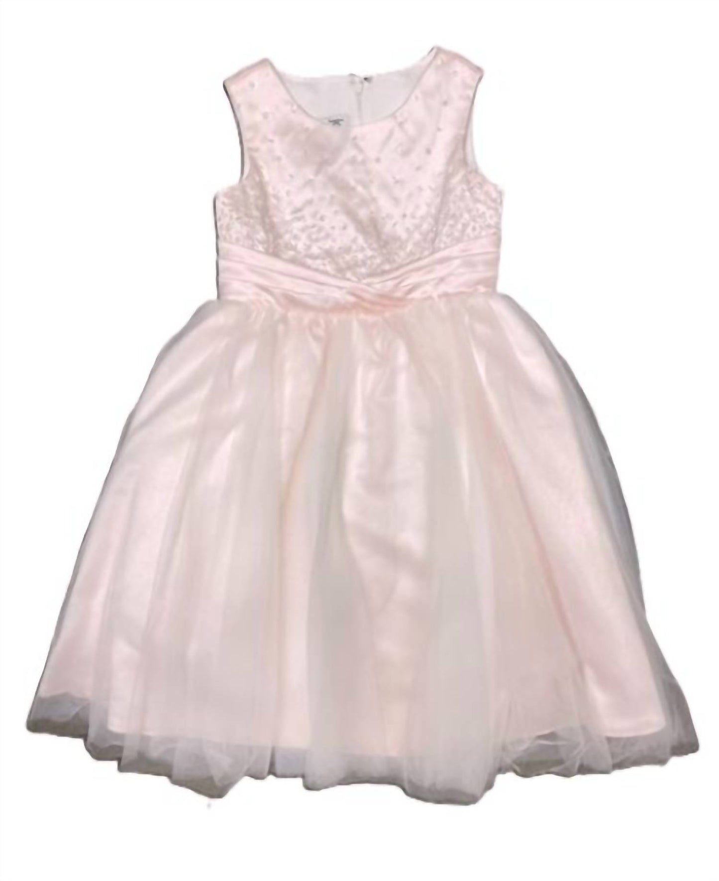 Girls Beaded CrissCross Waistband Fancy Dress