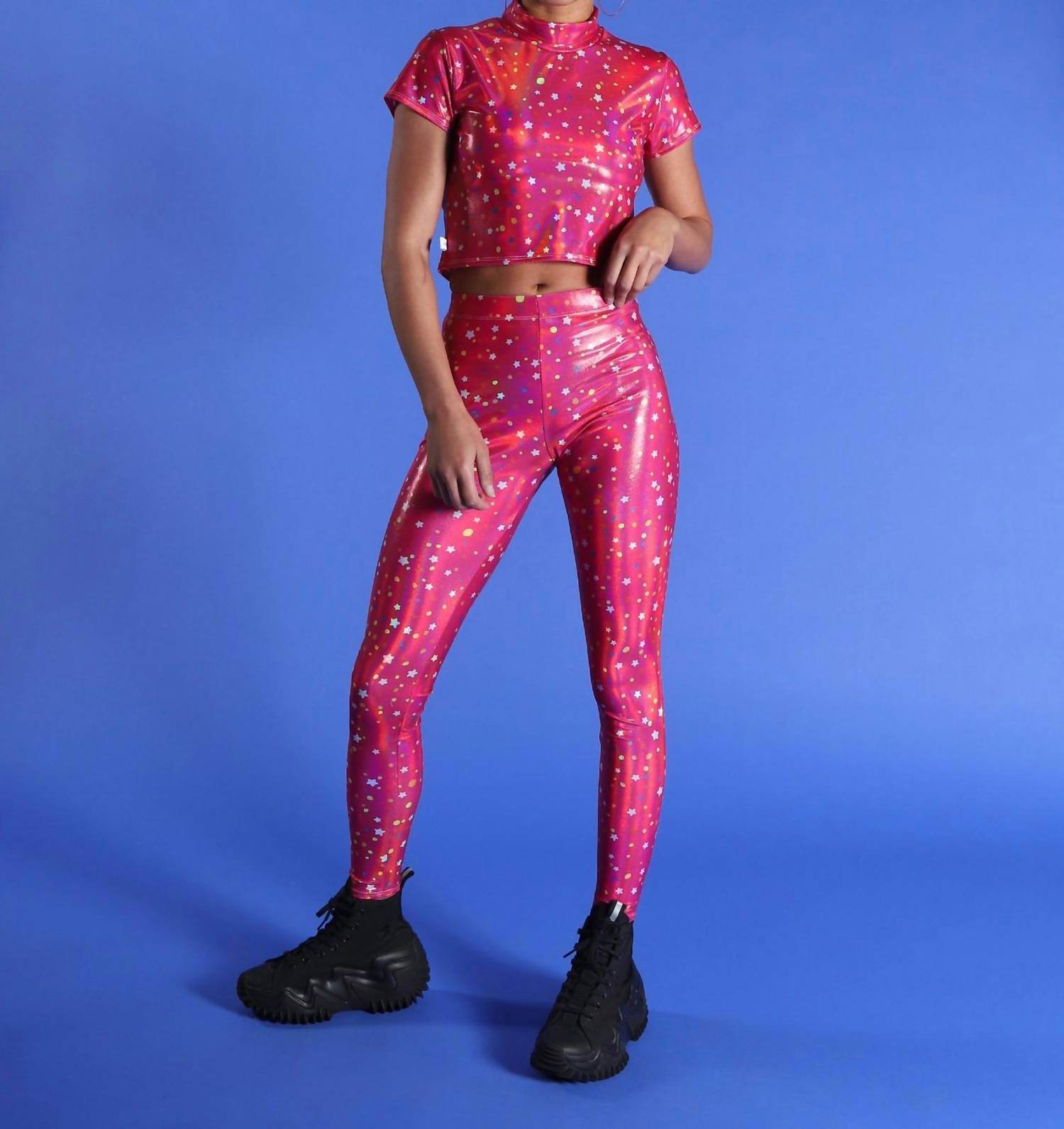 Pretty Snake - Galaxy Holo Crop Tee - Rack Hunt -