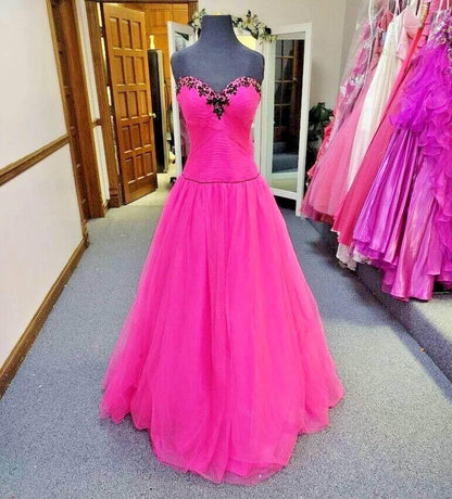 Precious Formals - Strapless Corset Lace-up Back Ballgown - Rack Hunt