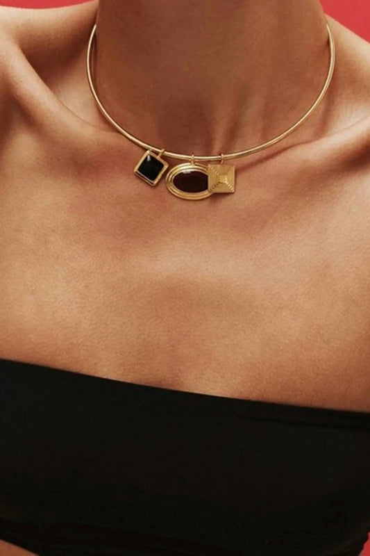 Women's Solene Choker Charm Bundle Set