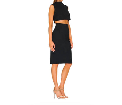Lilian Heart Dress Cutout Midi Dress