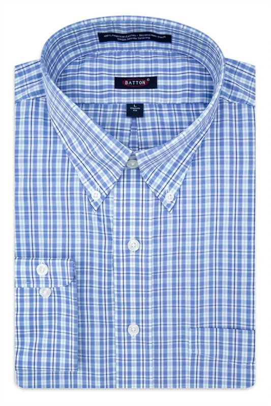 Men’s Vincent Check Long Sleeve Beyond Sport Shirt