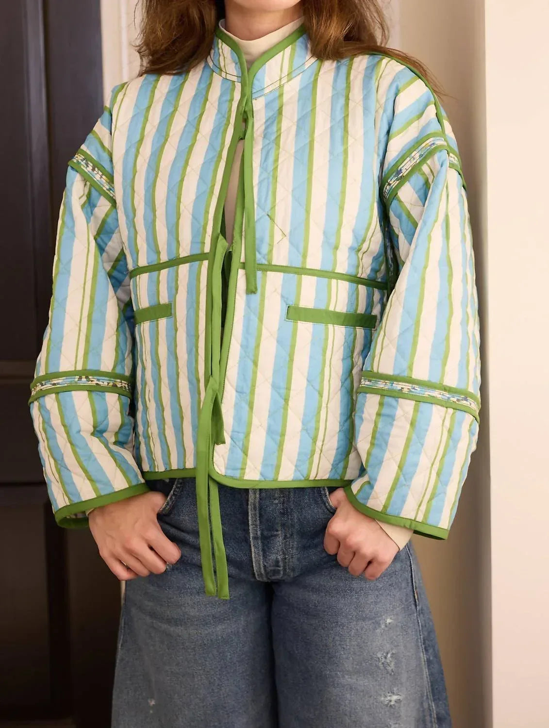 BROOKS AVENUE - Eloise Reversible Quilted Jacket - Rack Hunt
