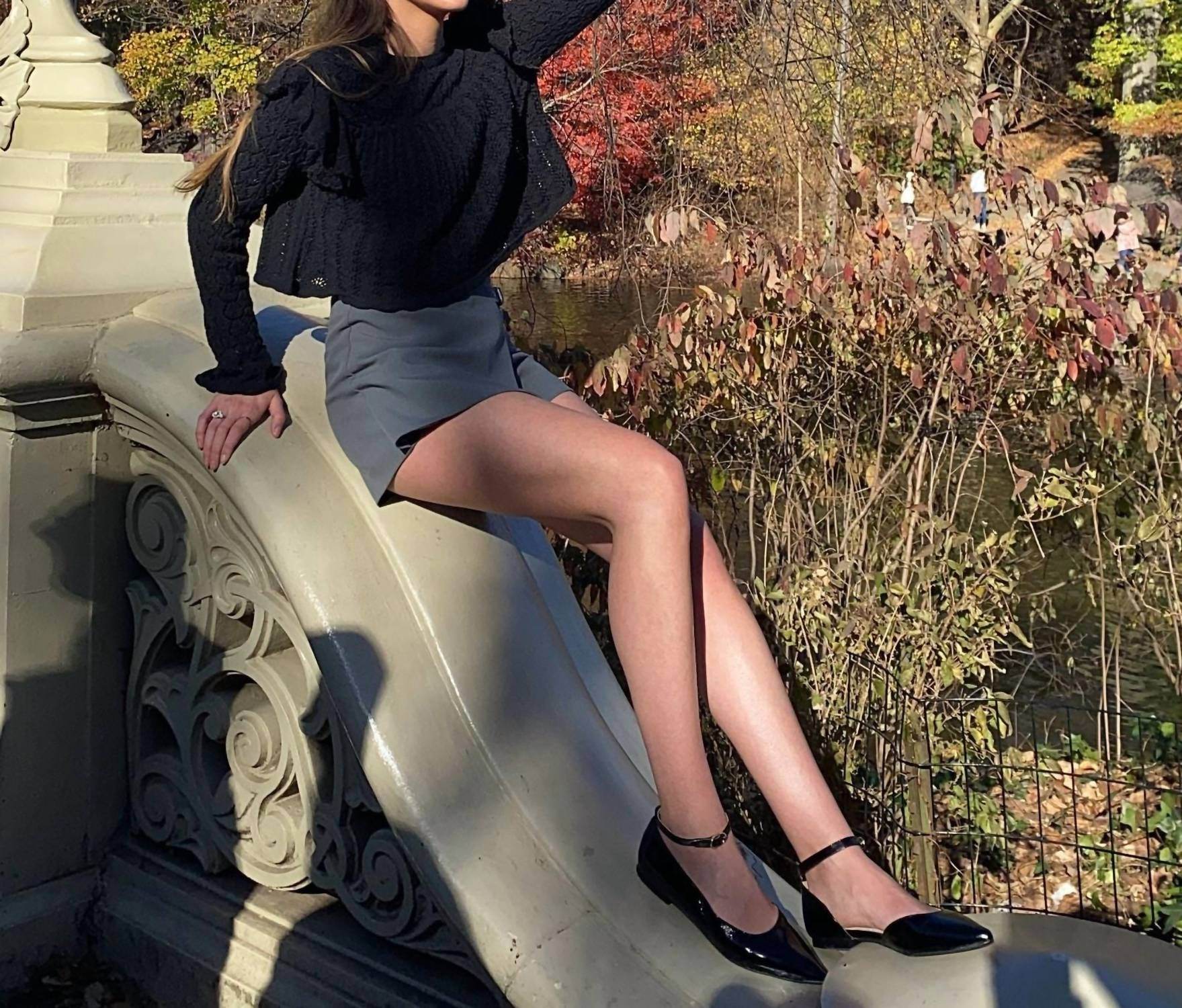 Numa by Spanians - Patent Leather Ballet Flat Shoes - Rack Hunt