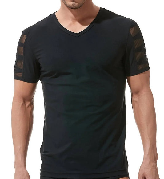 Gregg Homme - High-Line Laser Cut Embroidered T-Shirt - Rack Hunt