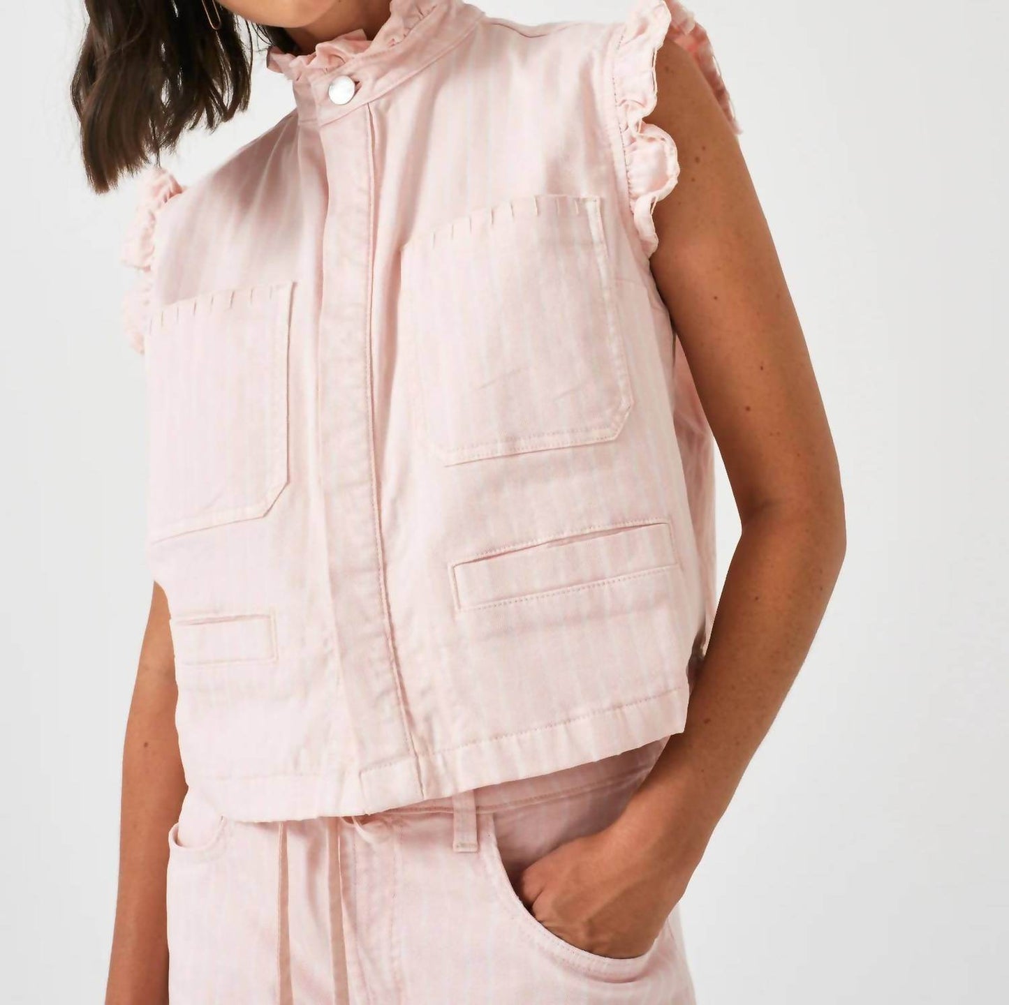 seventy + mochi - Pablo Denim Vest - Rack Hunt -