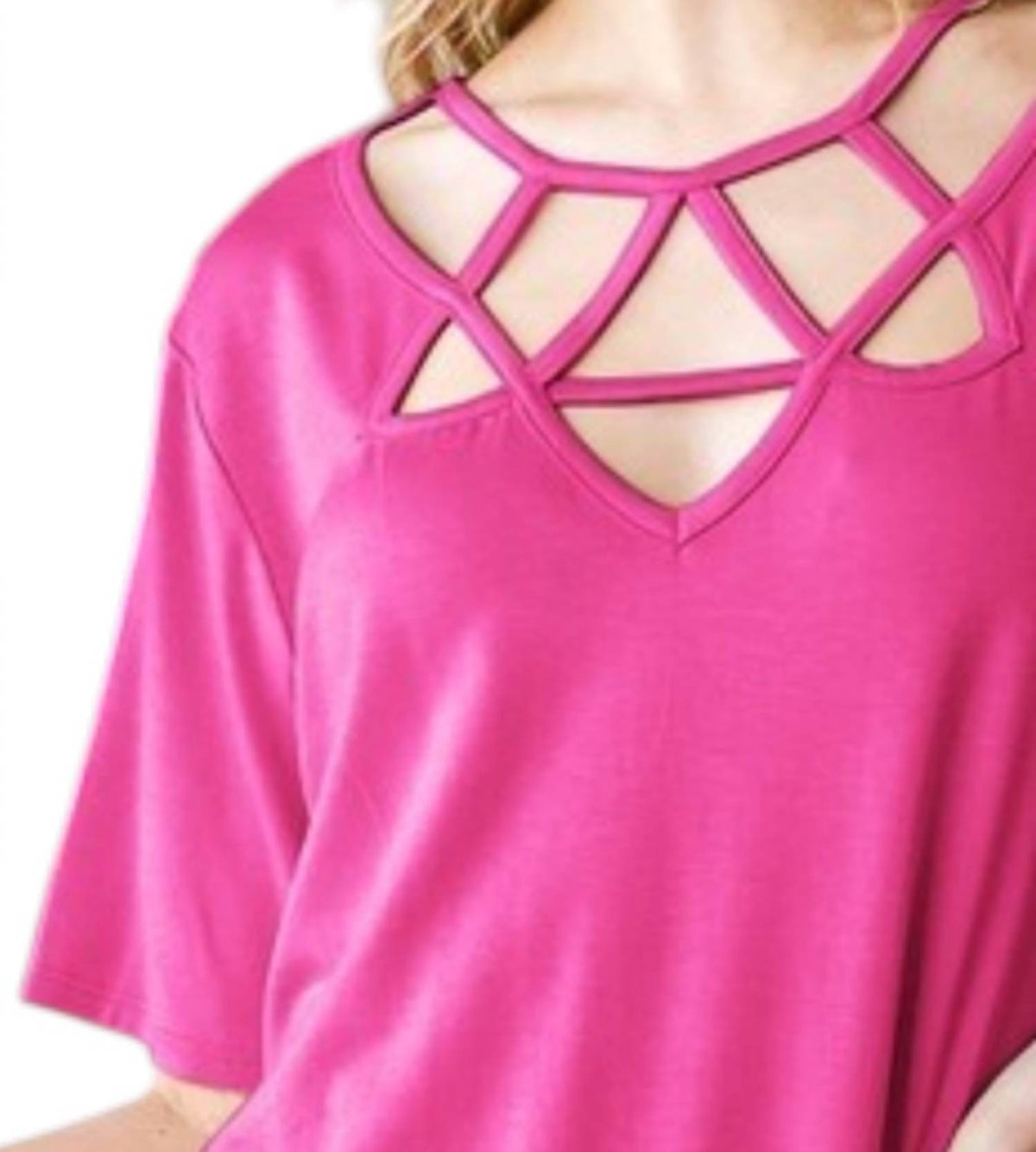 Crisscross Solid Top