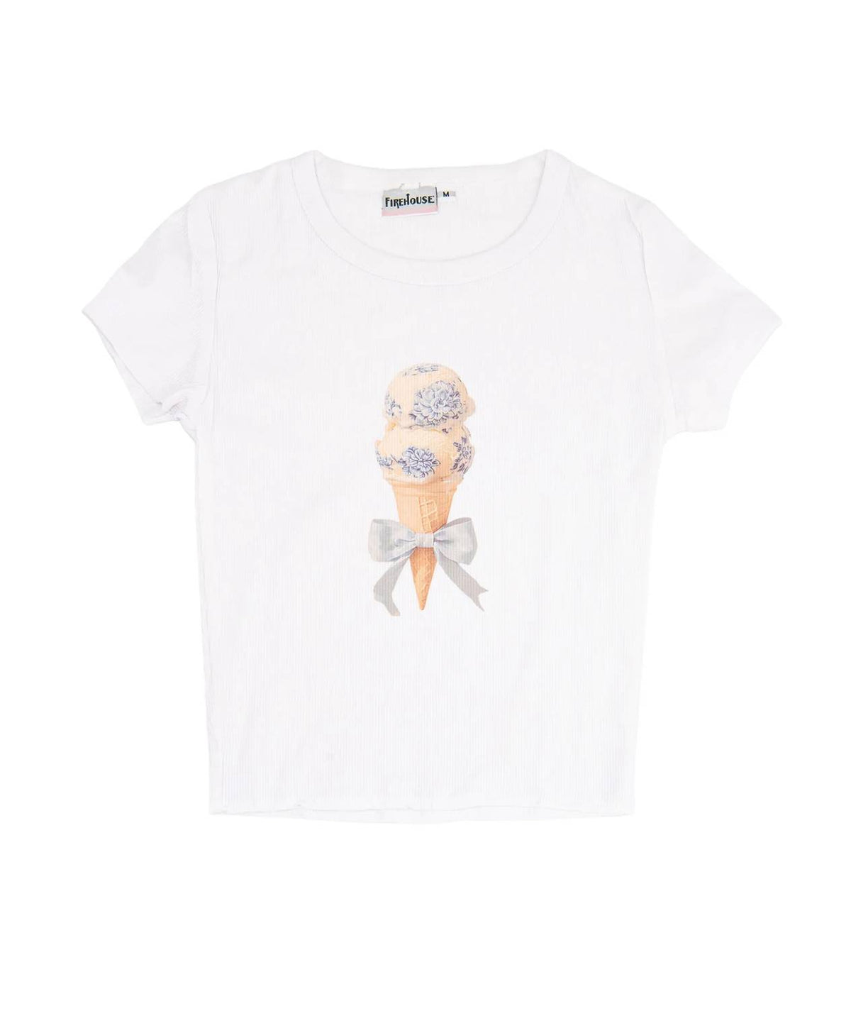 Girls Ice Cream Party Rib Tee