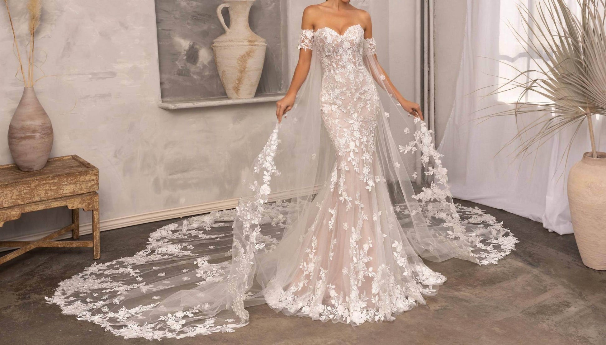 Ivoire by Kitty Chen - Hettie Lane Detachable Sleeves Dress - Rack Hunt