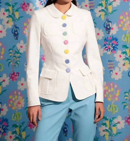 MAISON COMMON - Multi Mini Polka Dot Buttons Jacket - Rack Hunt
