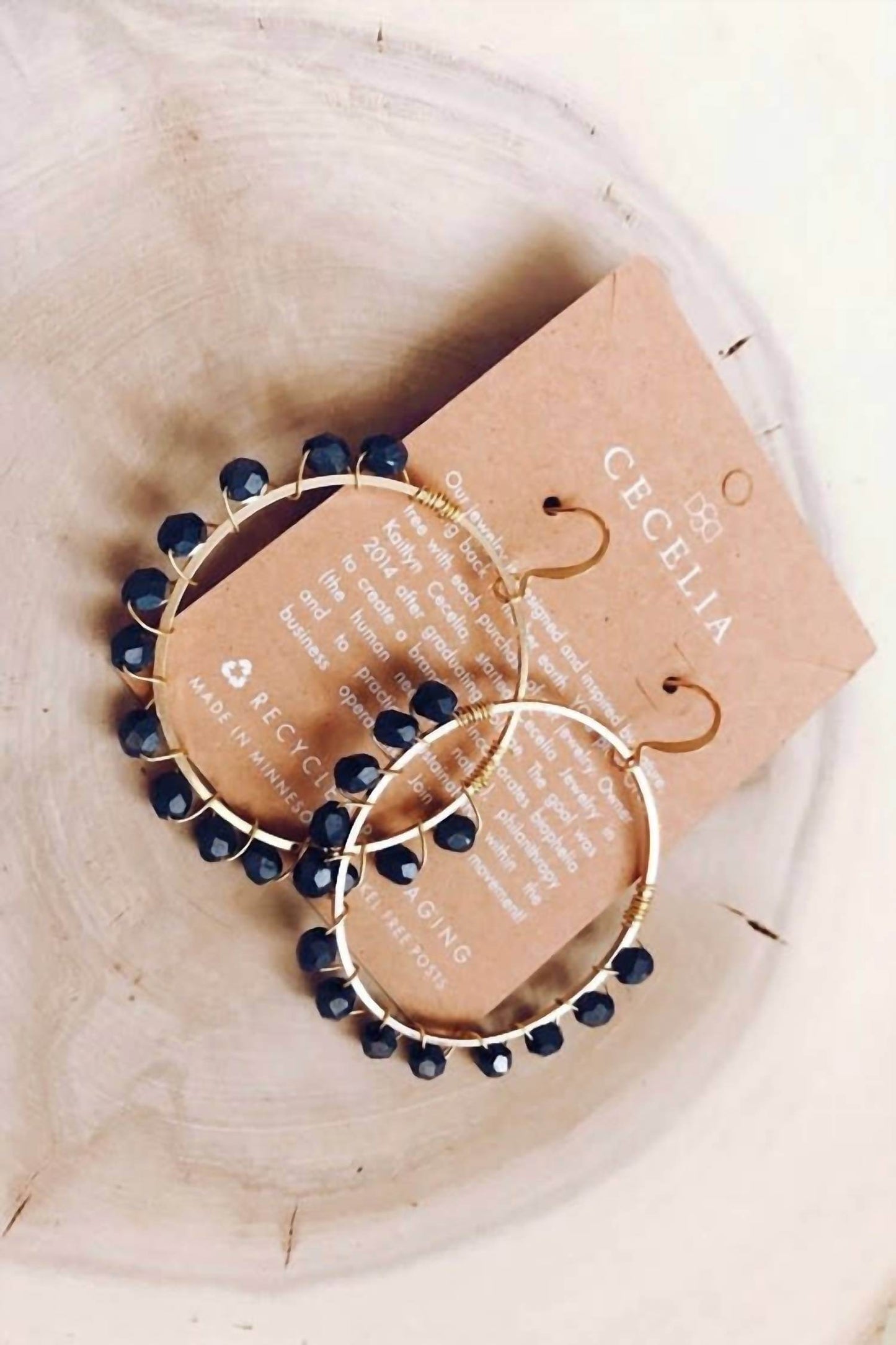 Cecelia Designs - Women's Wire Wrapped Hoop Earrings - Rack Hunt -