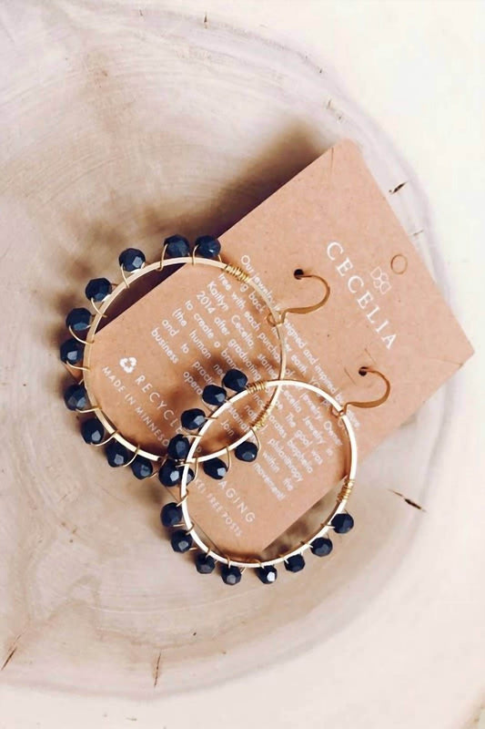 Cecelia Designs - Women's Wire Wrapped Hoop Earrings - Rack Hunt -