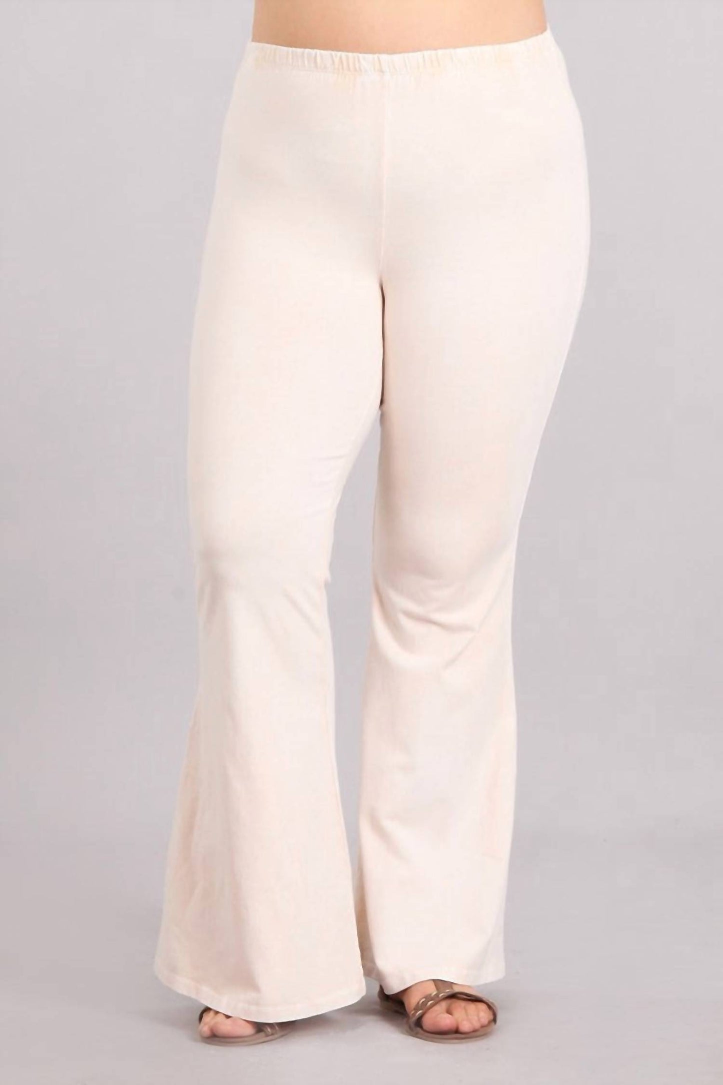 Mineral Wash Bell Bottom Soft Pants