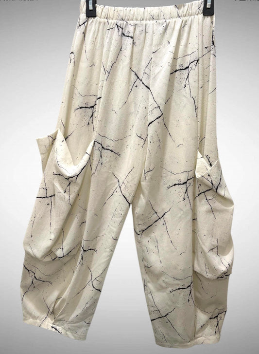 Women's Crackle Design Pants