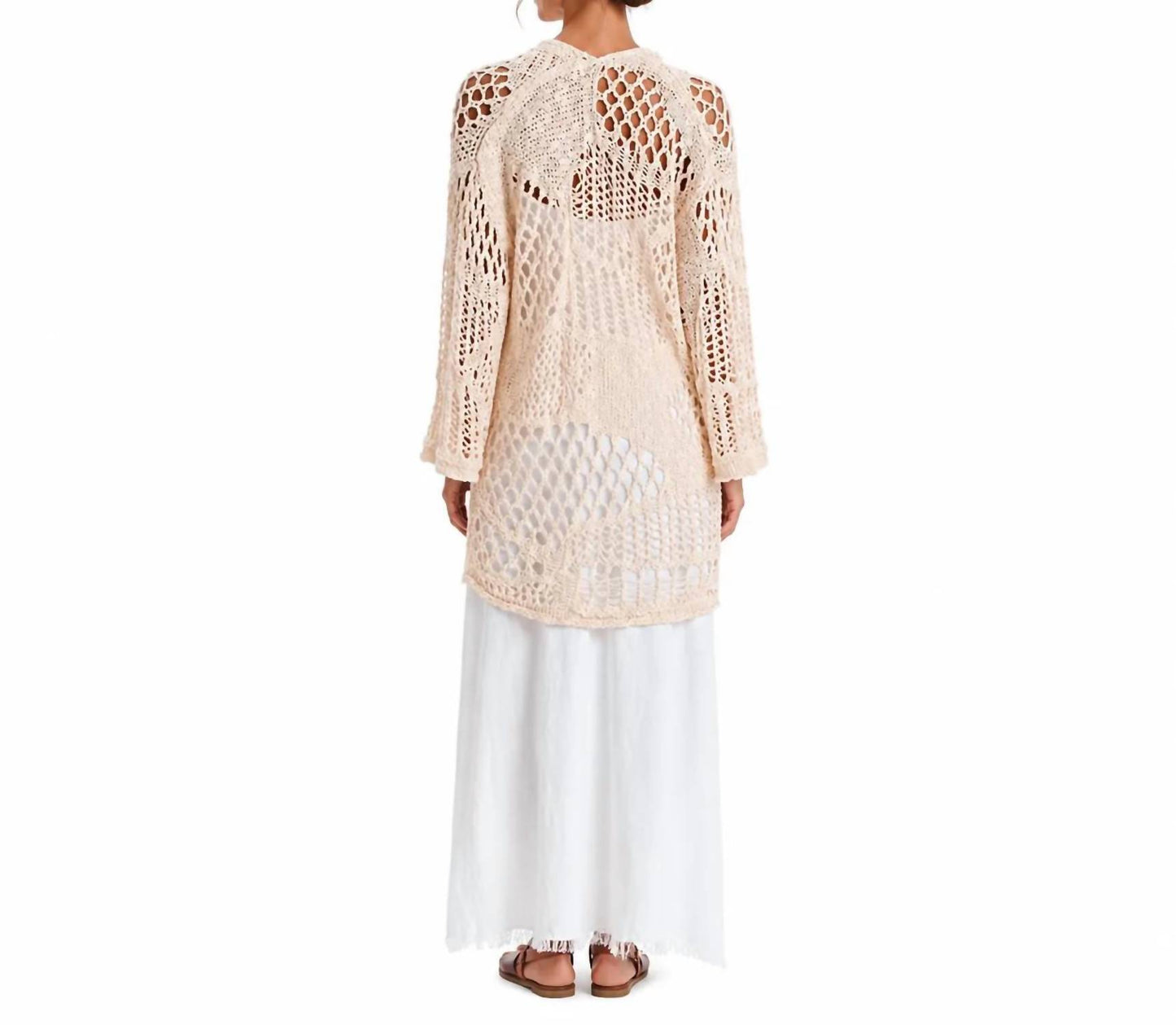 Nature Texture Long-sleeve Cardigan