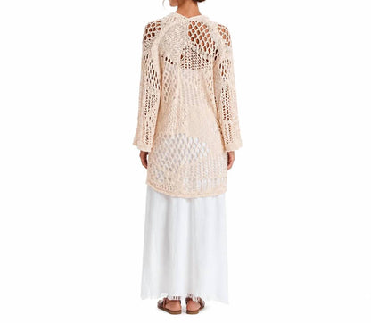 Nature Texture Long-sleeve Cardigan