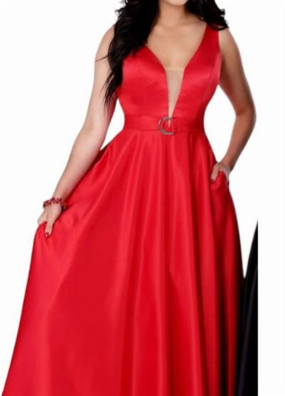 Satin Prom Dress