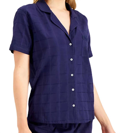 Short-sleeve Pajama Top