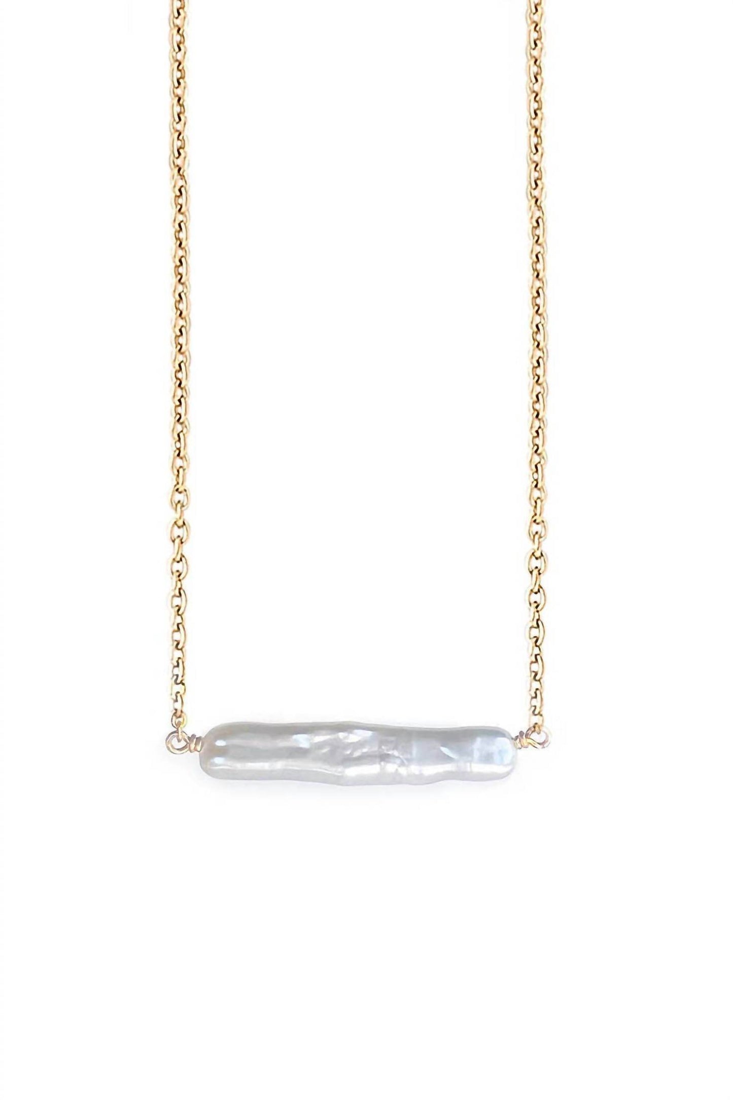 Astor & Orion - Women's Maris Pearl Bar Necklace - Rack Hunt -