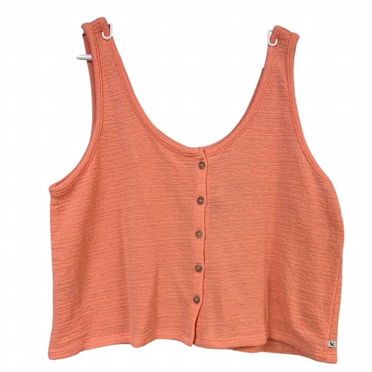 Women's Beachy Slub Button Front Tank Top