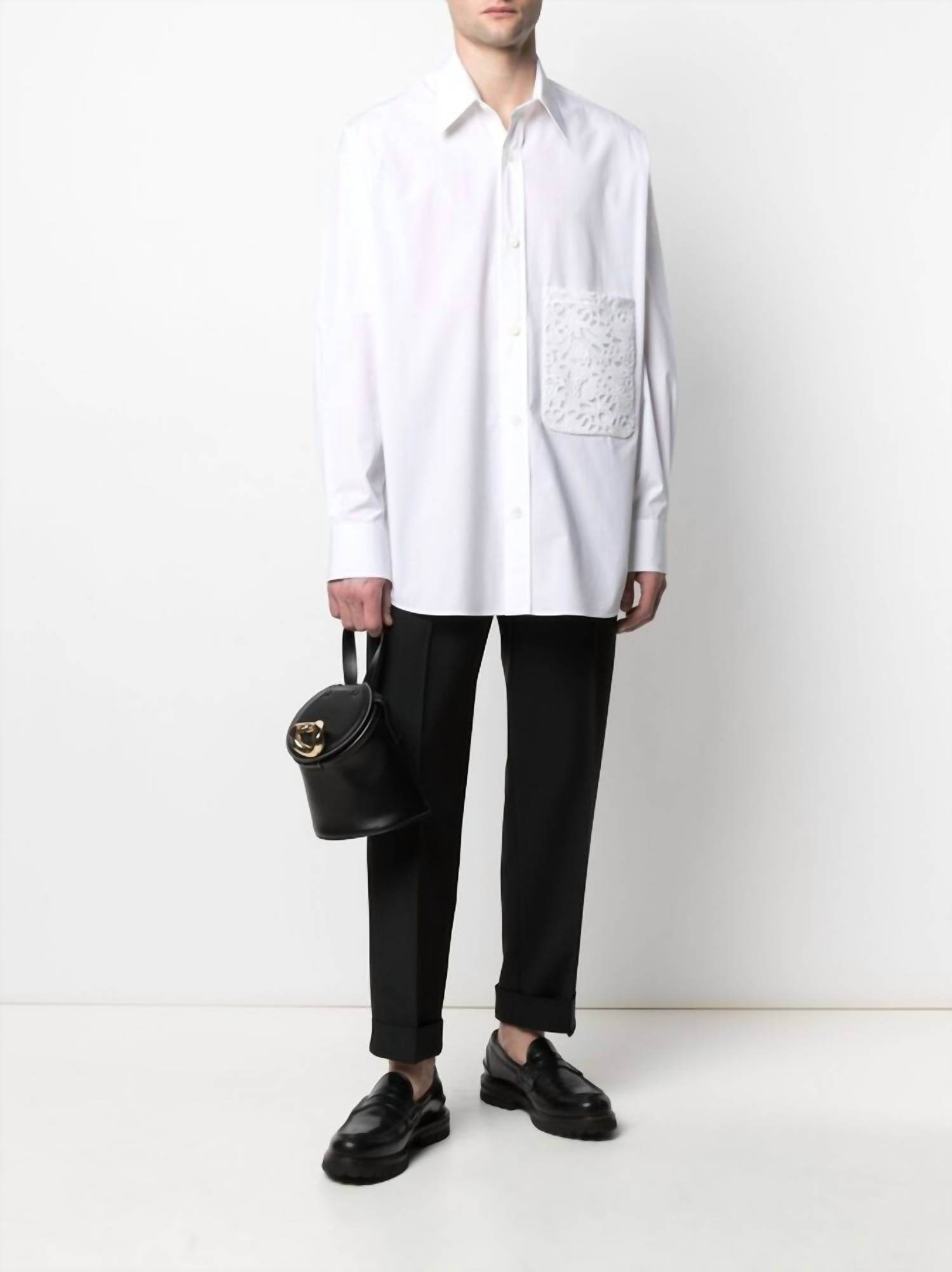 Valentino - Floral Lace Pocket Shirt - Rack Hunt