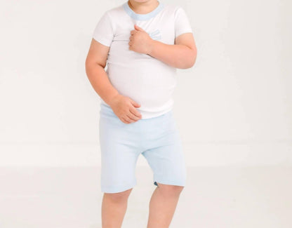 Boys Gator Applique Short Pajamas