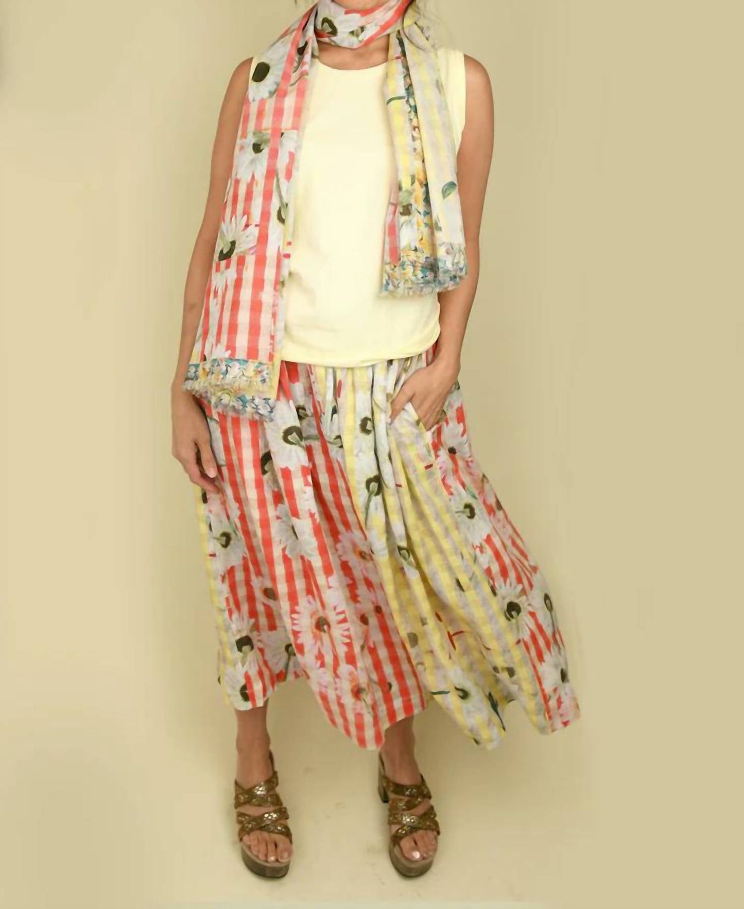 Cotton Sleeveless T-shirt