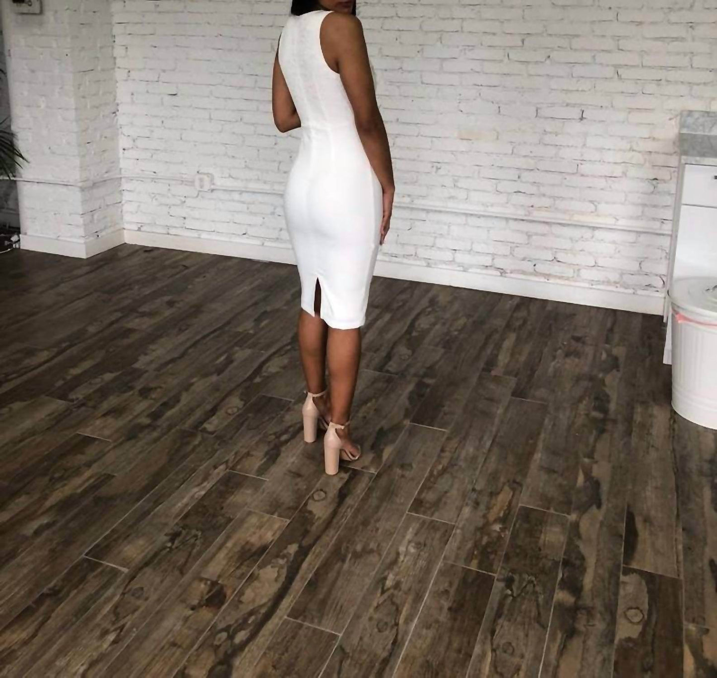 Ariti Kaziris - Lace V-neck Midi Dress - Rack Hunt