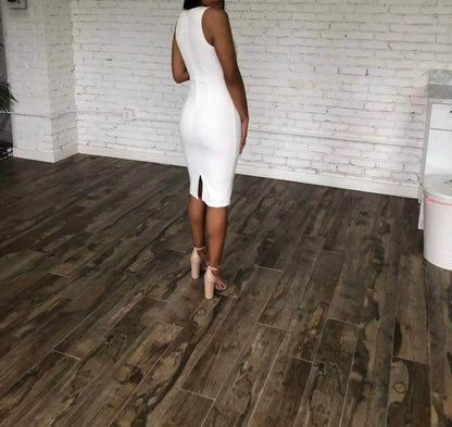 Ariti Kaziris - Lace V-neck Midi Dress - Rack Hunt