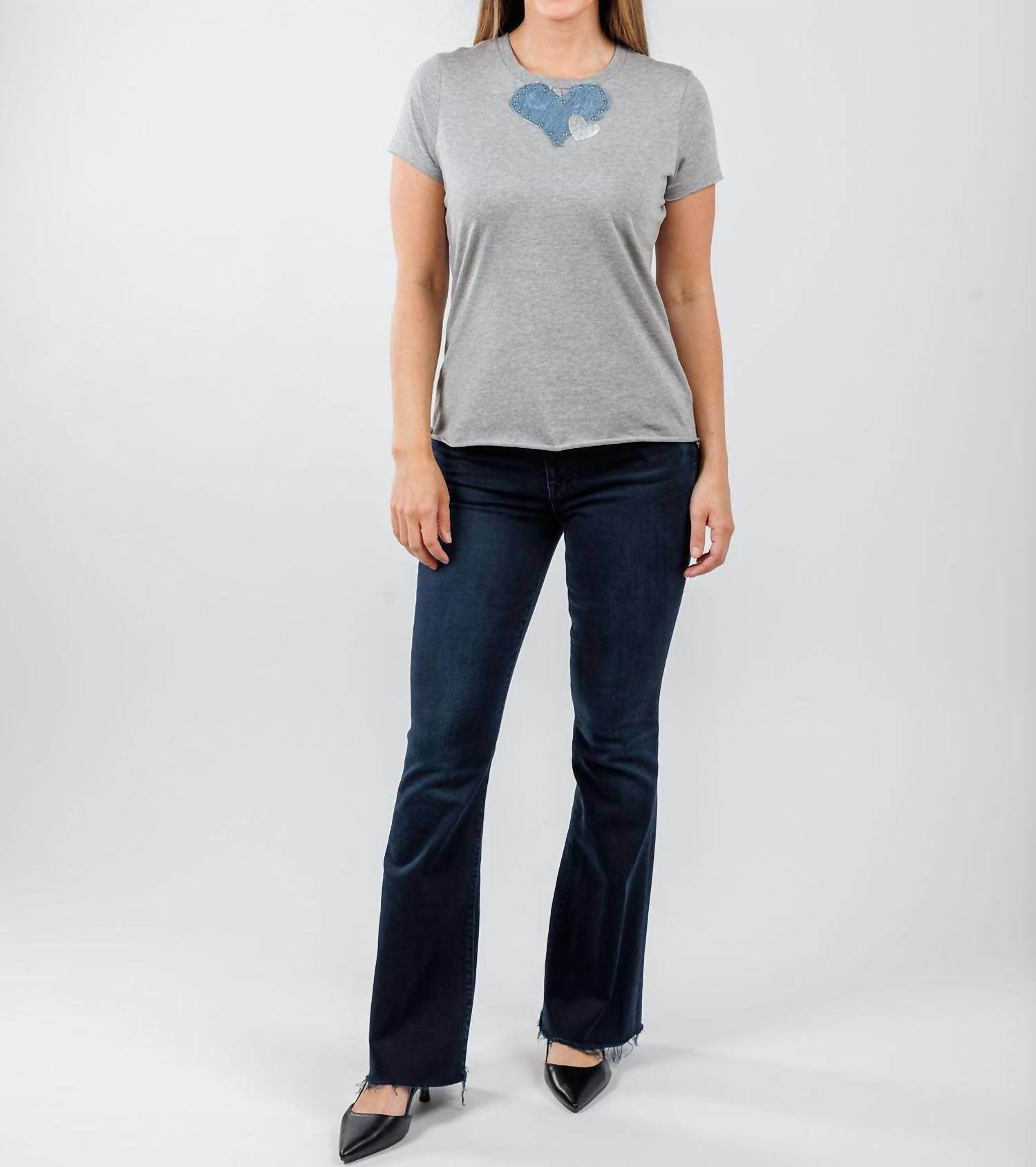 Suzy T - Women's Nina Double Heart Top - Rack Hunt