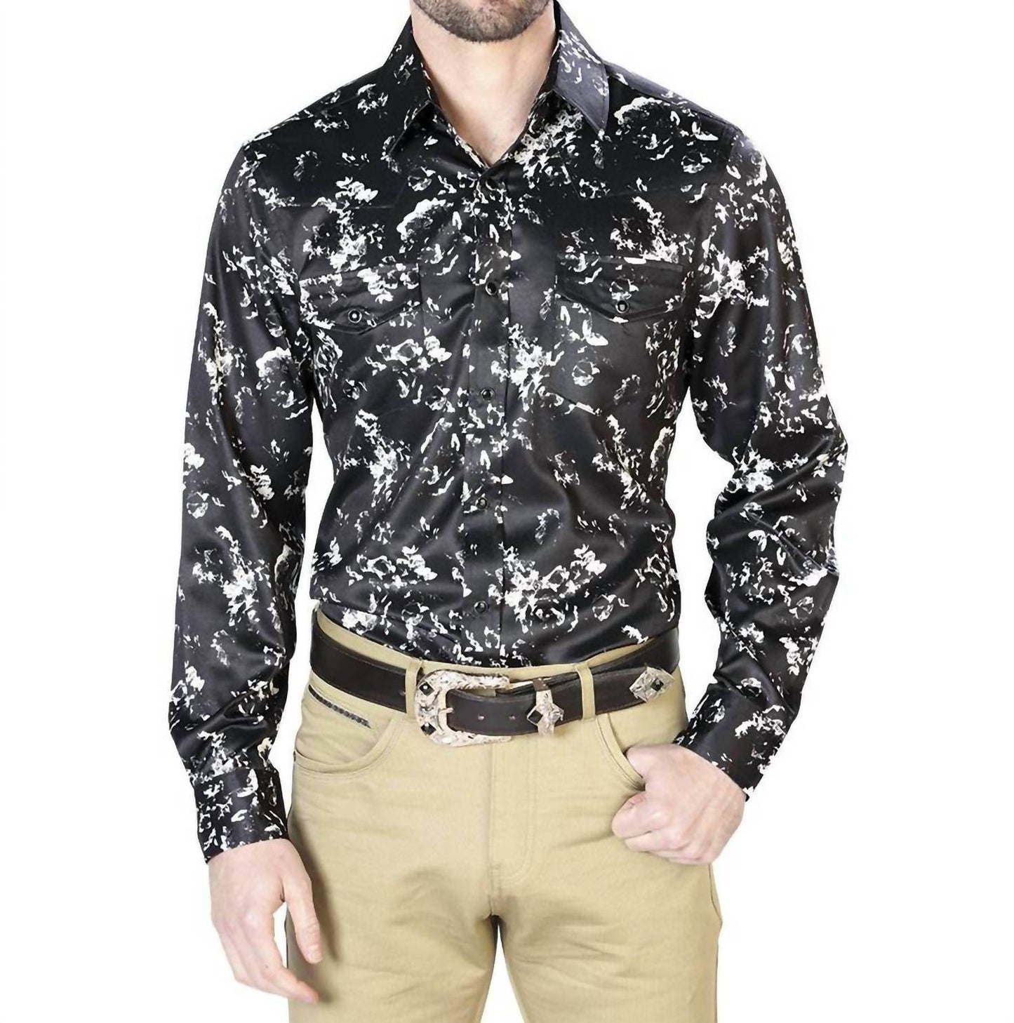 El Señor De Los Cielos - Casual Long Sleeve Shirt - Rack Hunt -