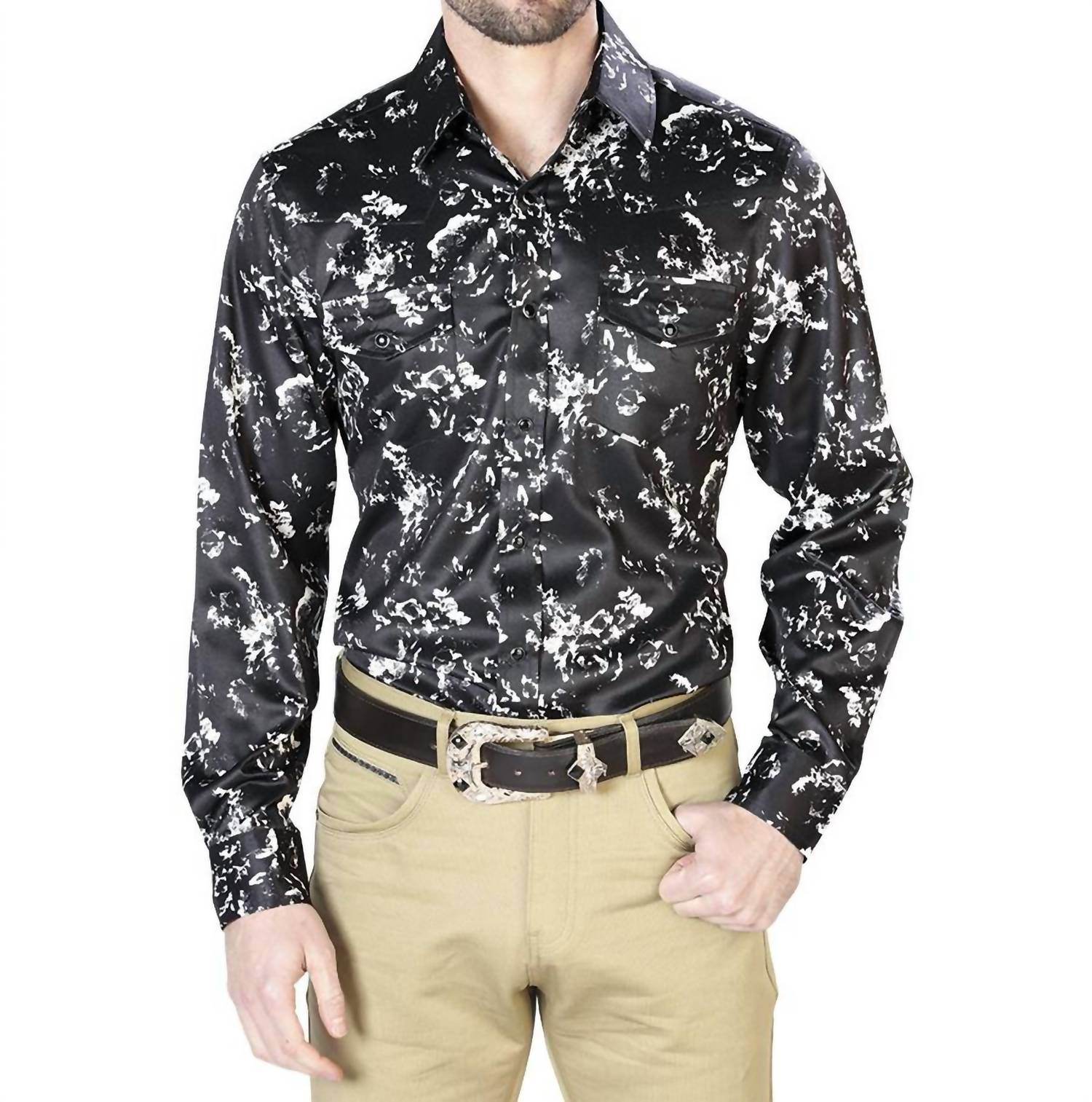 El Señor De Los Cielos - Casual Long Sleeve Shirt - Rack Hunt -