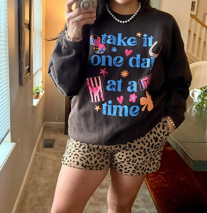 Poppy & Pine - Take it One Day At A Time Sweatshirt - Rack Hunt