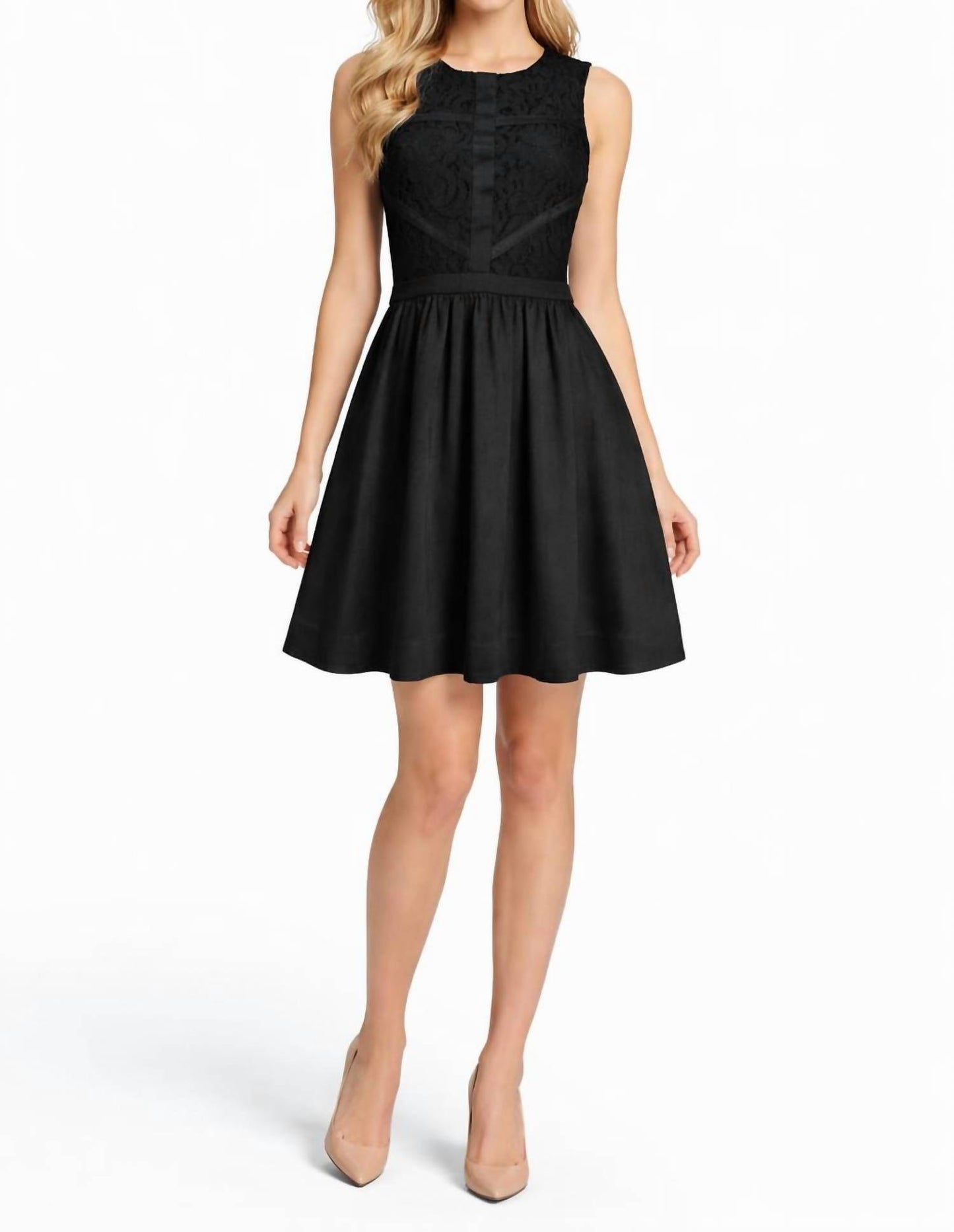 Sleeveless A-line Party Dress