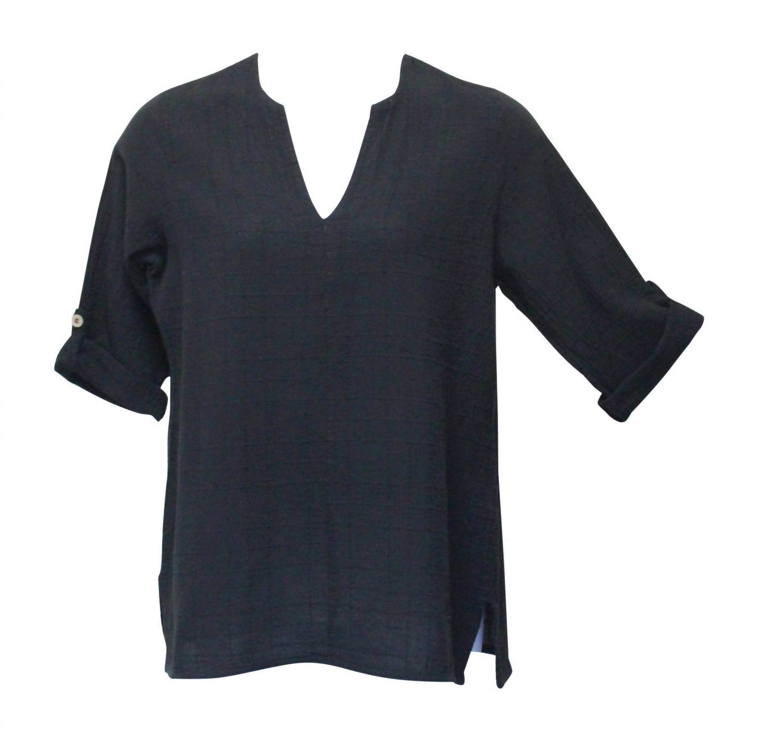 Ezze Wear - Women's Dotty Gauze Cotton Teah Top - Rack Hunt