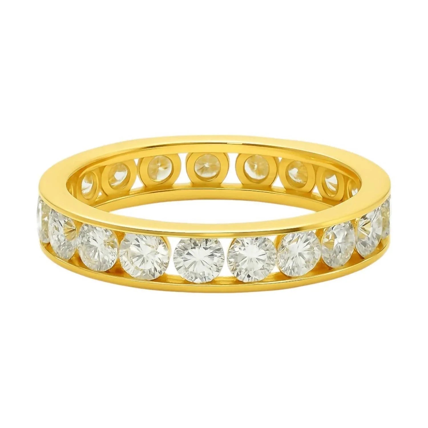 Allyanna Gifts - Women's Moissanite Eternity Band Ring - Rack Hunt